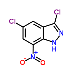 3,5-Dichloro-7-nitro-1H-indazole Structure