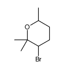 3-bromo-2,2,6-trimethyloxane Structure