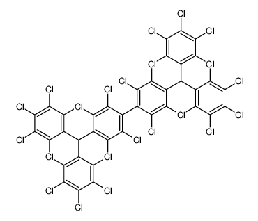 1-[bis(2,3,4,5,6-pentachlorophenyl)methyl]-4-[4-[bis(2,3,4,5,6-pe ntachlorophenyl)methyl]-2,3,5,6-tetrachloro-phenyl]-2,3,5,6-tetra chloro-benzene Structure