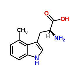 4-Methyl-L-tryptophan结构式