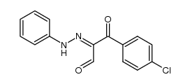 3-oxo-3-(p-chlorophenyl)-2-phenylhydrazonopropanal Structure