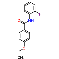 4-Ethoxy-N-(2-fluorophenyl)benzamide Structure