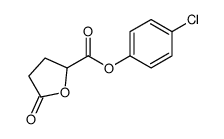 (4-chlorophenyl) 5-oxooxolane-2-carboxylate Structure