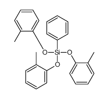 tris(2-methylphenoxy)-phenylsilane Structure