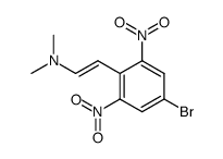 (E)-[2-(4-bromo-2,6-dinitro-phenyl)-vinyl]-dimethyl-amine结构式