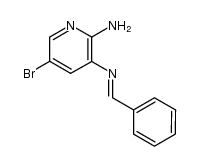N3-benzylidene-5-bromopyridine-2,3-diamine结构式