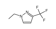 1-Ethyl-3-(trifluoromethyl)pyrazole结构式