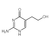 4(1H)-Pyrimidinone, 2-amino-5-(2-hydroxyethyl)- (9CI)结构式