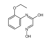 (2E)-N-(2-ethoxyphenyl)-2-hydroxyiminoacetamide结构式