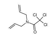 N,N-diallyl-α,α,α-trichloroacetamide structure