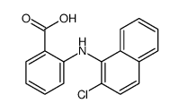 2-[(2-chloronaphthalen-1-yl)amino]benzoic acid结构式