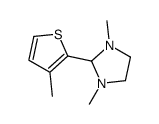 1,3-dimethyl-2-(3-methylthiophen-2-yl)imidazolidine结构式