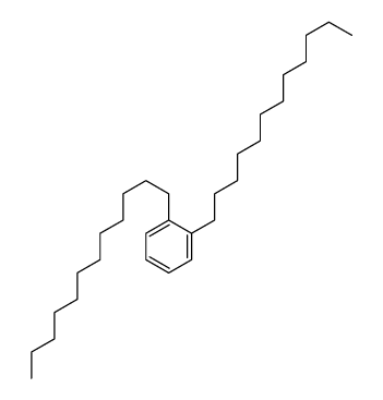 1,2-didodecylbenzene Structure