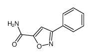 3-phenyl-1,2-oxazole-5-carboxamide结构式