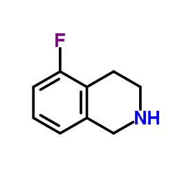 Isoquinoline,5-fluoro-1,2,3,4-tetrahydro- Structure