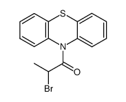 10-(2-bromopropanoyl)-10H-phenothiazine Structure
