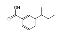 3-sec-butylbenzoic acid结构式