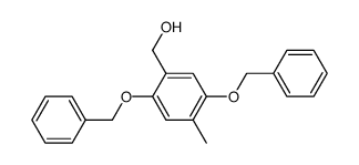 (2,5-Dibenzyloxy-4-methyl-phenyl)-methanol结构式