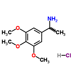 1-(3,4,5-Trimethoxyphenyl)ethanamine hydrochloride (1:1) Structure