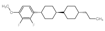 trans,trans-4-(2,3-Difluoro-4-methoxyphenyl)-4'-propyl-1,1'-bi(cyclohexane) structure