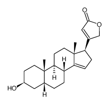 14-Anhydrodigitoxigenin structure