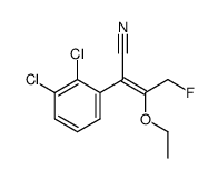 2-(2,3-dichlorophenyl)-3-ethoxy-4-fluoro-2-butenenitrile Structure