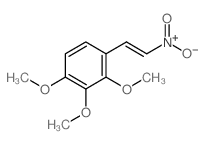 Benzene,1,2,3-trimethoxy-4-(2-nitroethenyl)-结构式
