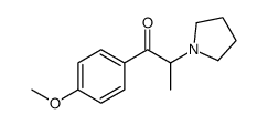 4'-Methoxy-α-pyrrolidinopropiophenone Hydrochloride结构式