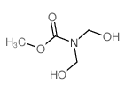 Carbamic acid,N,N-bis(hydroxymethyl)-, methyl ester结构式