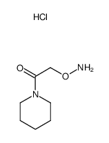 1-[(Aminooxy)acetyl]-piperidine Monohydrochloride Structure