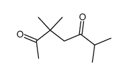 3,3,5-trimethylheptan-2,5-dione结构式