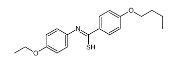 4-butoxy-N-(4-ethoxyphenyl)benzenecarbothioamide结构式