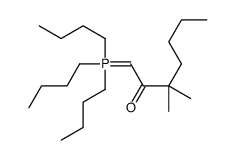 3,3-dimethyl-1-(tributyl-λ5-phosphanylidene)heptan-2-one Structure