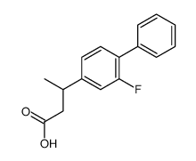 2'-Fluoro-β-methylbiphenyl-4-propionic acid Structure