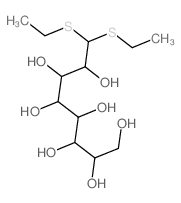 8,8-Bis-ethylsulfanyl-octane-1,2,3,4,5,6,7-heptaol Structure