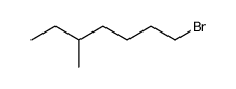 1-bromo-5-methylheptane结构式
