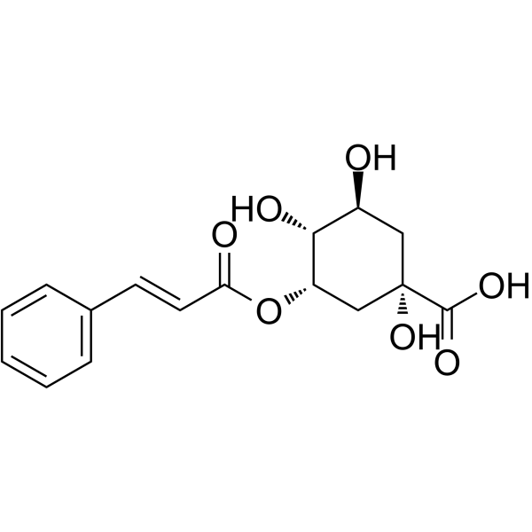 5-O-Cinnamoylquinic acid结构式