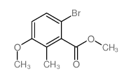 methyl 6-bromo-3-methoxy-2-methylbenzoate Structure