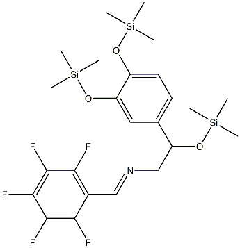 N-[(Pentafluorophenyl)methylene]-β,3,4-tris(trimethylsilyloxy)benzeneethanamine picture