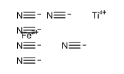 iron(2+),titanium(4+),hexacyanide结构式