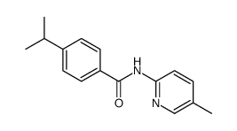 Benzamide, 4-(1-methylethyl)-N-(5-methyl-2-pyridinyl)- (9CI) Structure