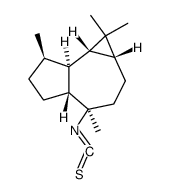 Decahydro-4-isothiocyanato-1,1,4,7-tetramethyl-1H-cycloprop[e]azulene结构式