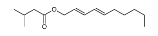 deca-2,4-dienyl 3-methylbutanoate Structure
