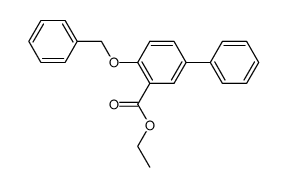 Ethyl-2-benzyloxy-5-phenylbenzoat Structure