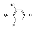 2-amino-3,5-dichloro-phenol Structure