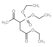 ethyl 3-diethoxyphosphoryl-4-oxo-pentanoate结构式