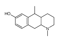 1,5-dimethyl-3,4,4a,5,10,10a-hexahydro-2H-benzo[g]quinolin-7-ol结构式