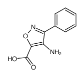 5-Isoxazolecarboxylicacid,4-amino-3-phenyl-(7CI,8CI,9CI) Structure