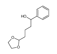 4-(1,3-dioxolan-2-yl)-1-phenylbutan-1-ol结构式