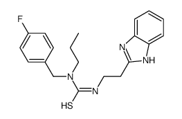 Thiourea, N-[2-(1H-benzimidazol-2-yl)ethyl]-N-[(4-fluorophenyl)methyl]-N-propyl- (9CI) Structure
